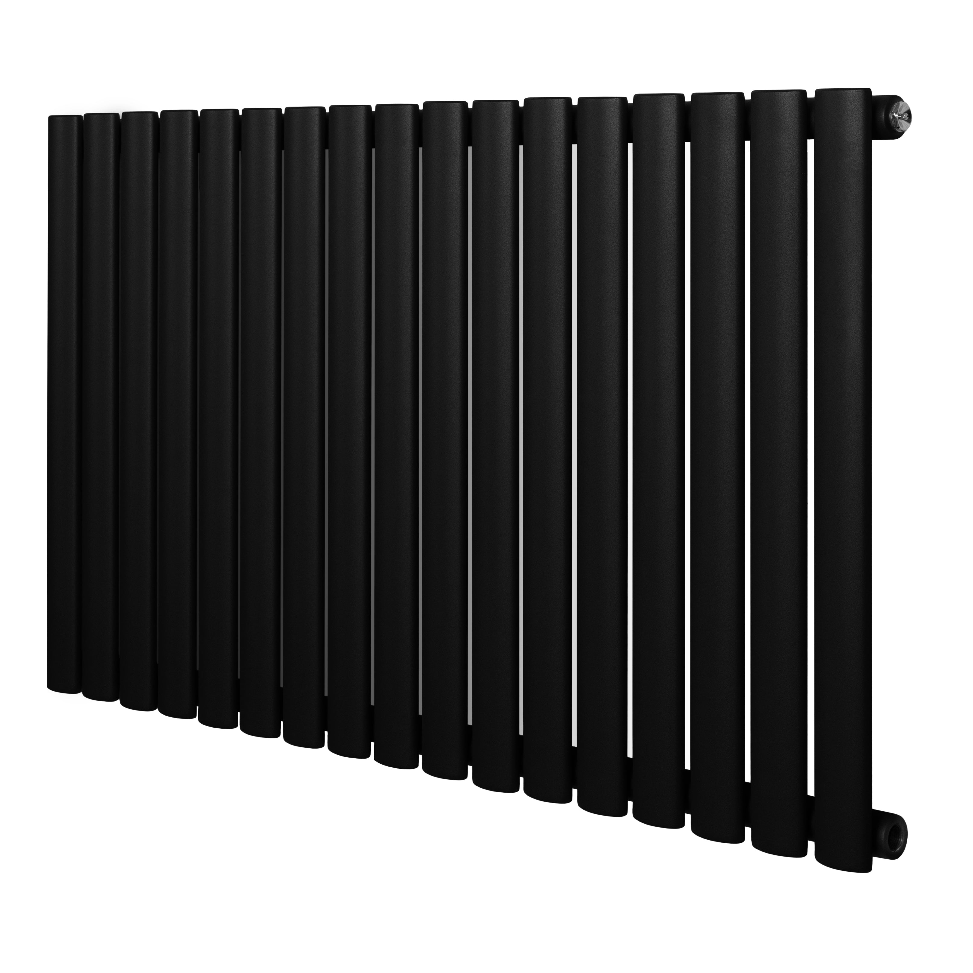 Q-Rax Radiatori Radiatore Ovale 600x1020mm Nero Orizzontale
