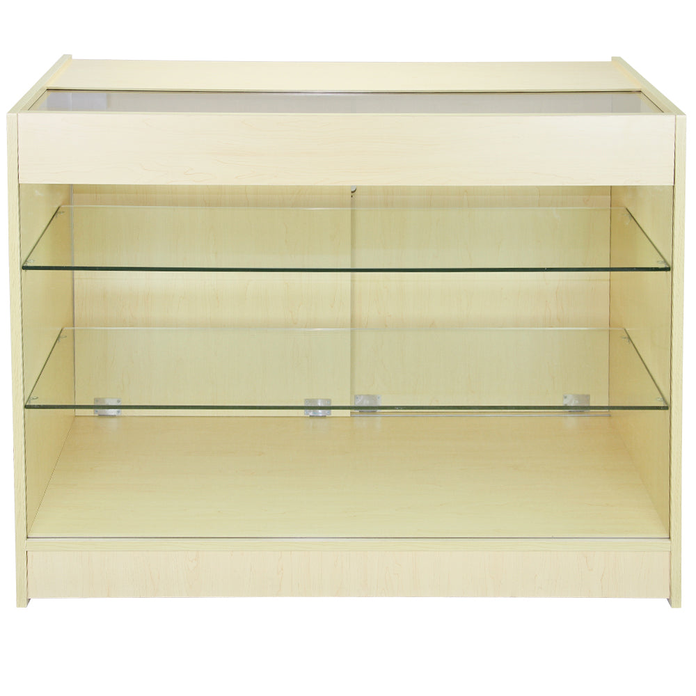 Q-Rax K1200 Bancone Negozio 120cm Vetro Acero