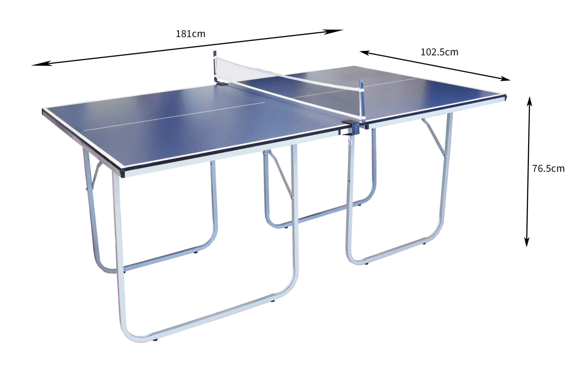 Q-Rax Tavolo Ping Pong Pieghevole Kit MDF 181 cm