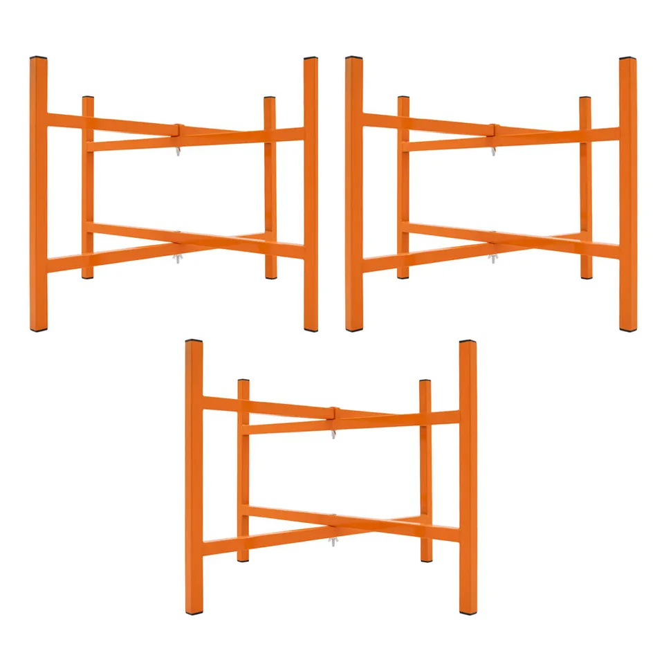 Q-Rax Cavalletti Porta Malta x3 Cavalletto 500 mm Acciaio Pieghevole