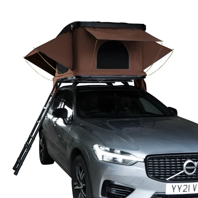 Q-Rax Tenda da Tetto Auto Guscio Rigido marrone impermeabile 3000mm
