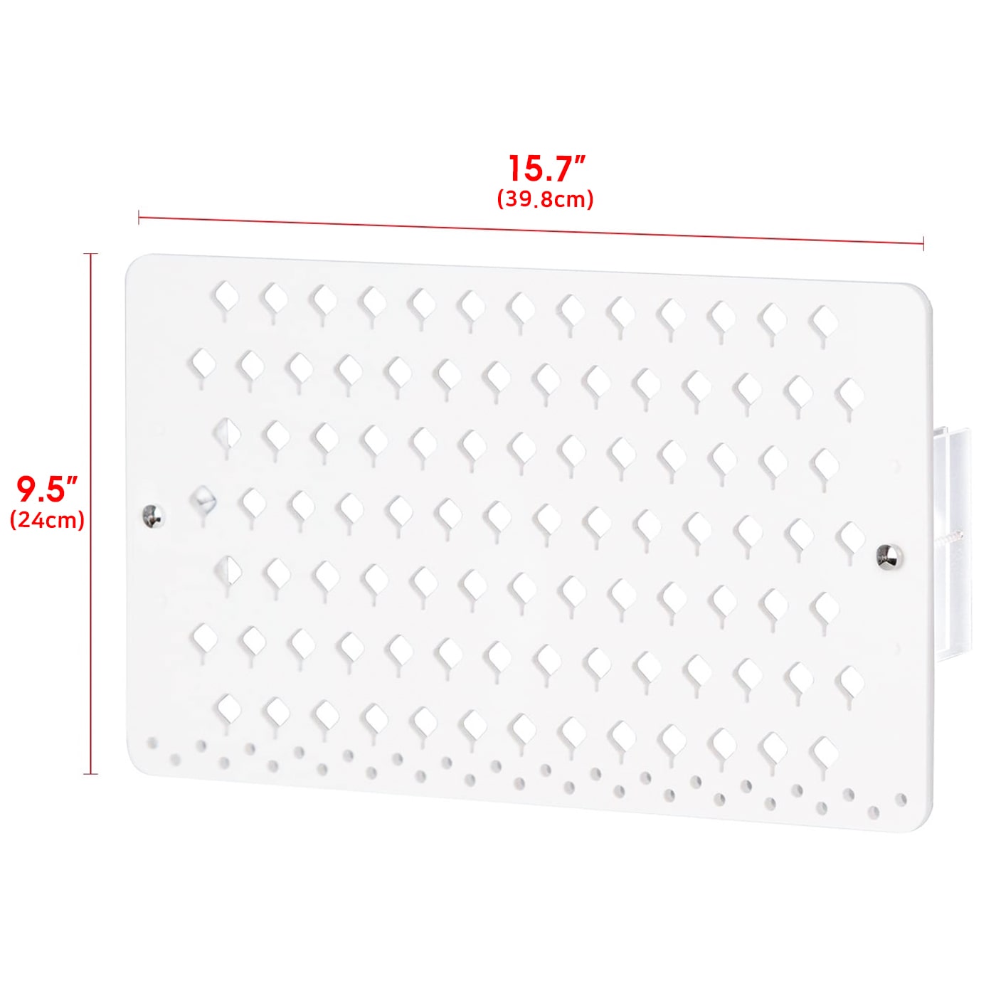 Jackcube Design Makeup Portorecchini parete 94 fori bianco
