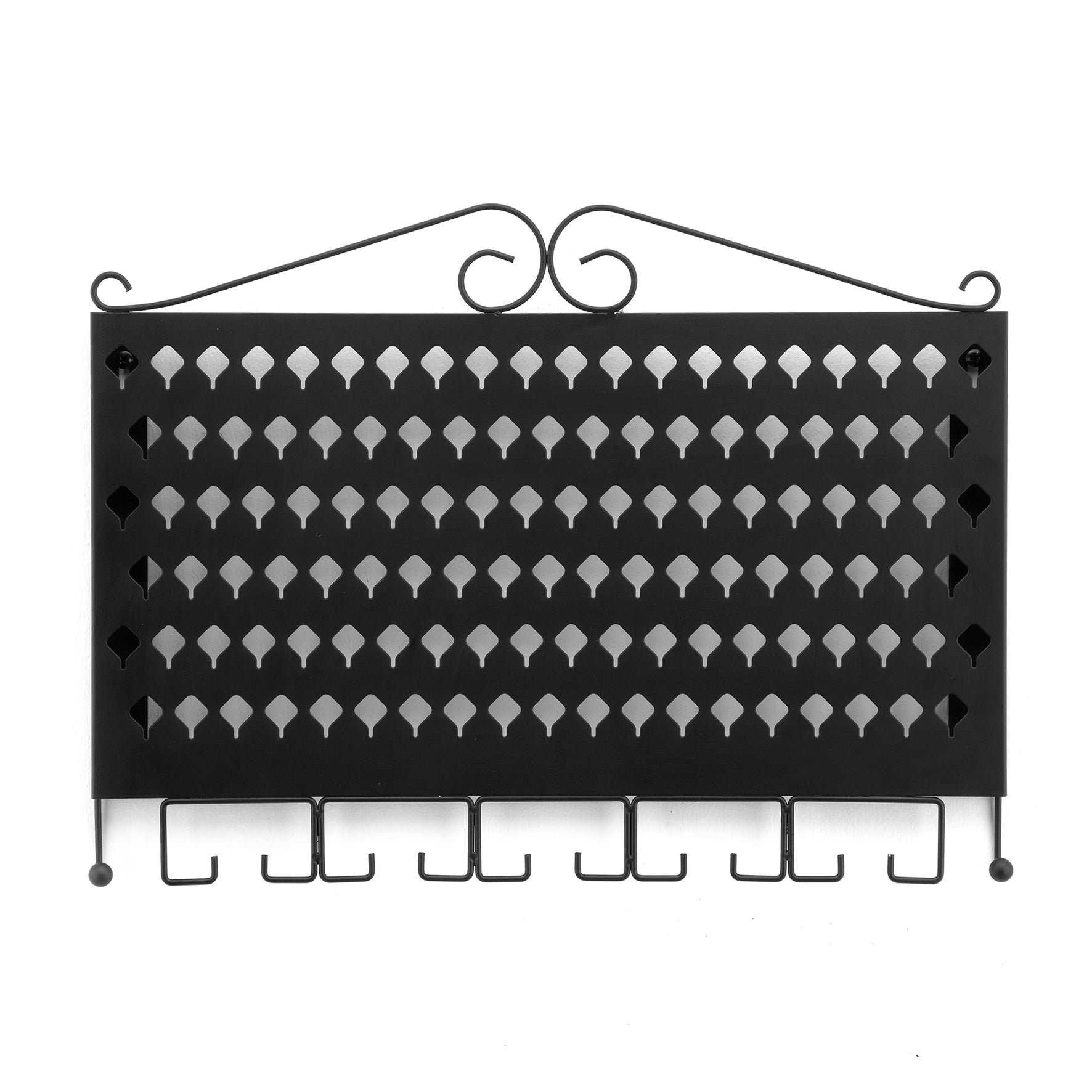 Jackcube Makeup Portagioie Parete Nero 117 Fori 12 Ganci