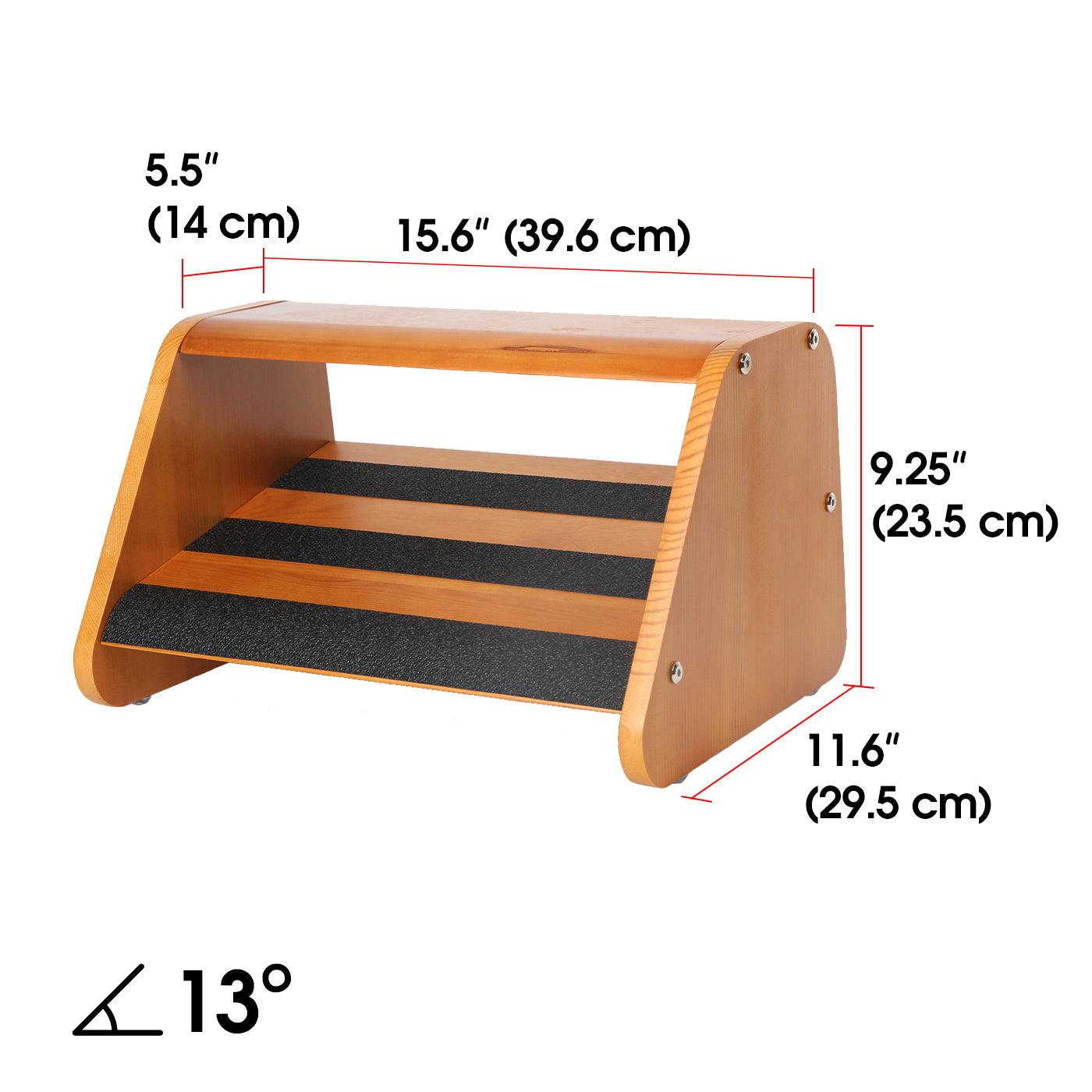 Jackcube Design Living Room Poggiapiedi Legno Doppio