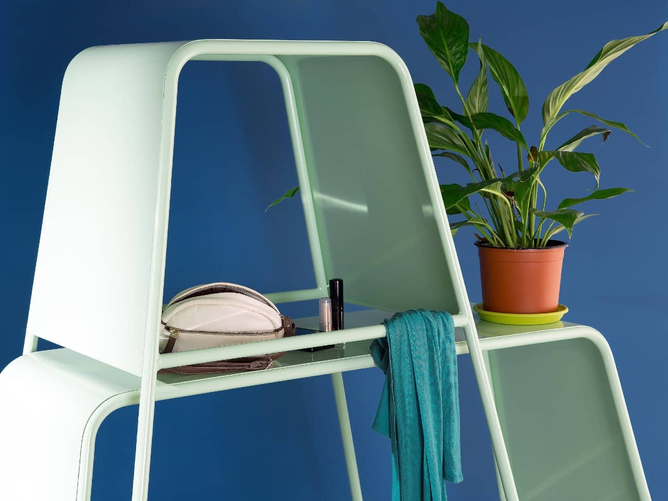 Officinanove Mademoiselle kit 3 consolle metallo menta