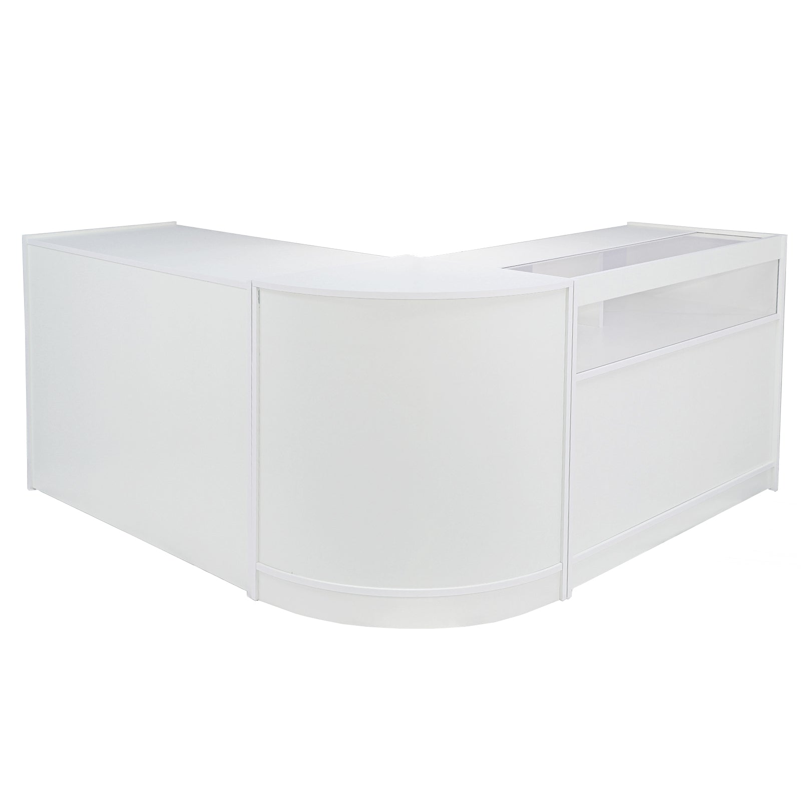 Q-Rax Galaxy Set 3 Banconi da Negozio Bianco con Vetrina