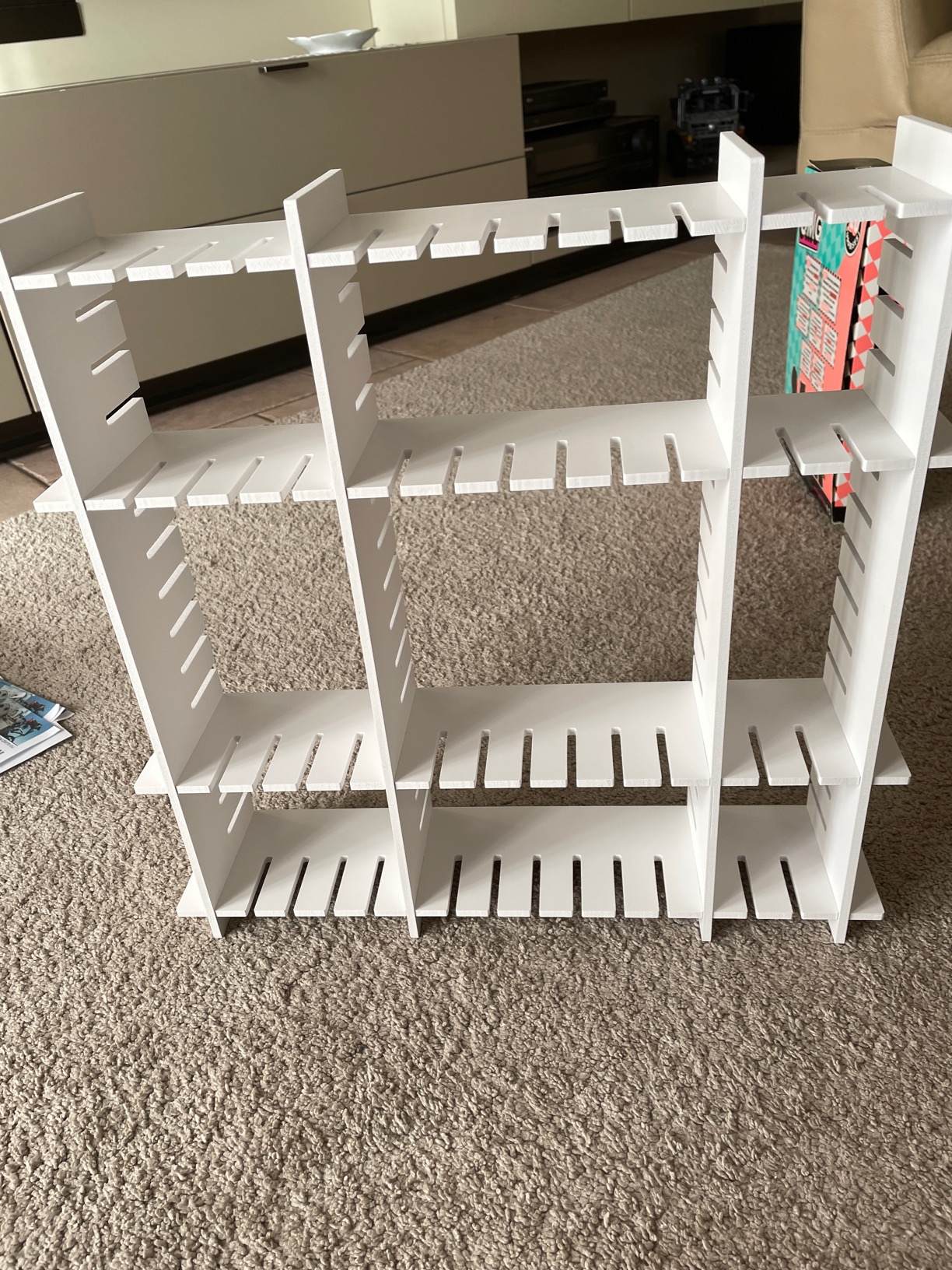 HGYZE Divisori per Cassetti Regolabili organizer 42x9 cm bianco 8 pz