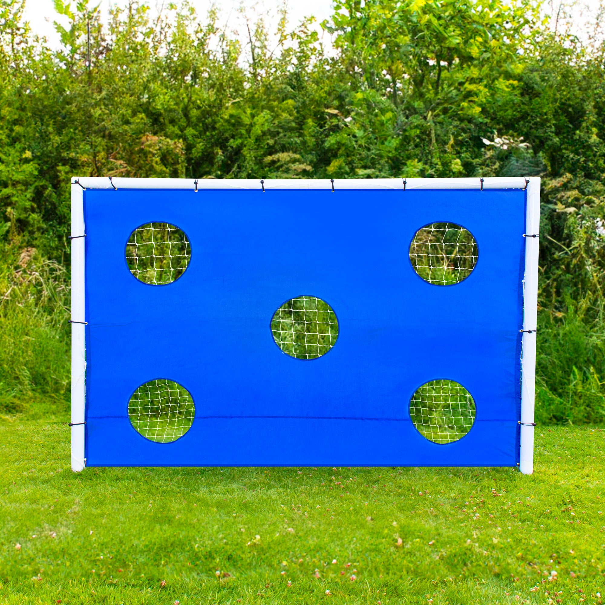 Q-Rax Telo Bersaglio Calcio 115x173 cm 5 Fori Oxford