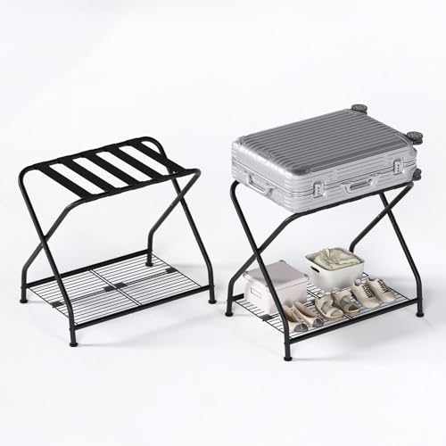 Meltrck Portapacchi Pieghevole metallo nero 64x44x55 cm 55 kg