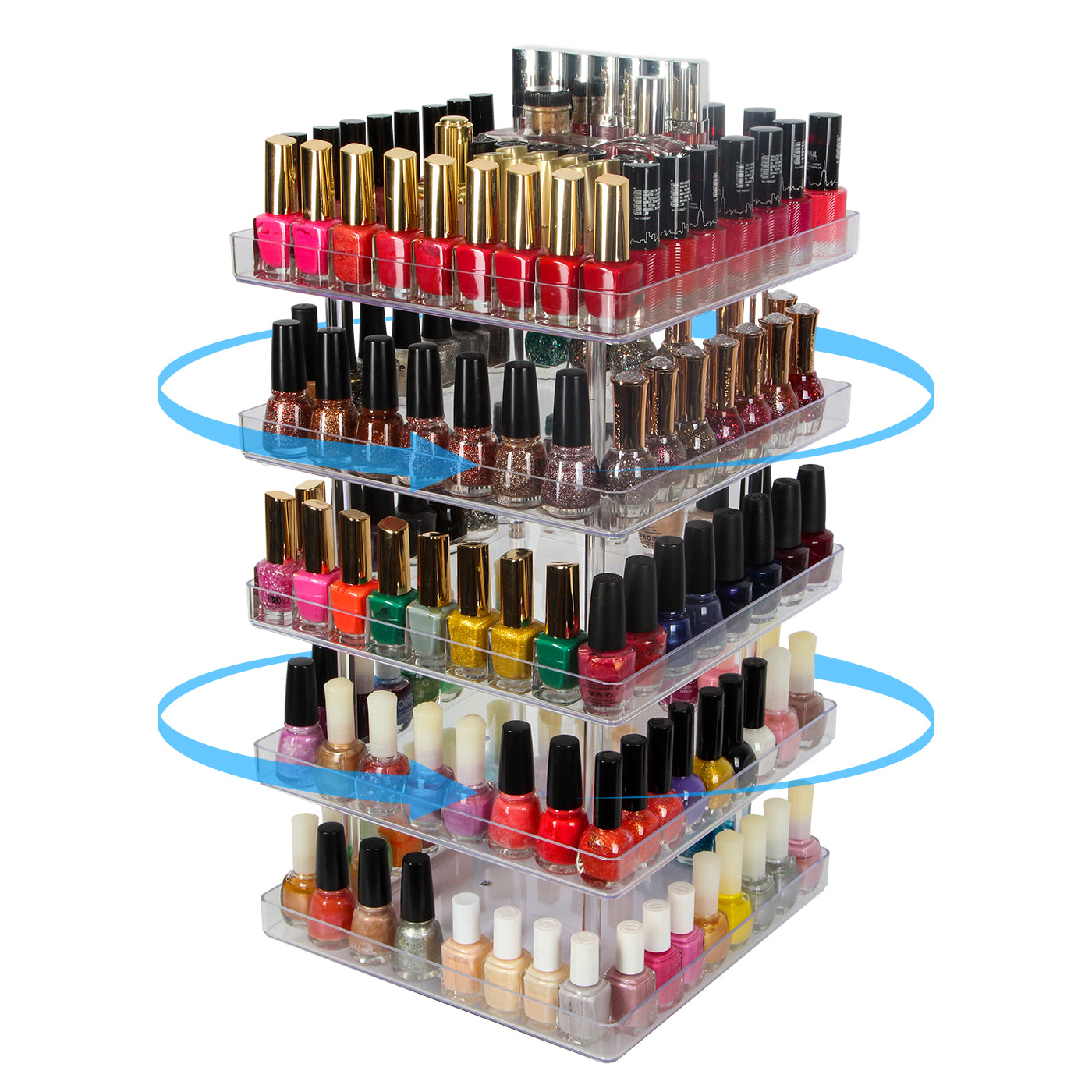 Jackcube Design Makeup espositore smalti girevole 5 ripiani
