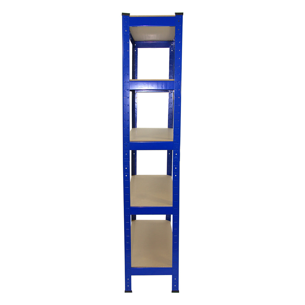 Q-Rax Scaffali T-Rax 75cm scaffale blu senza bulloni 4 pezzi