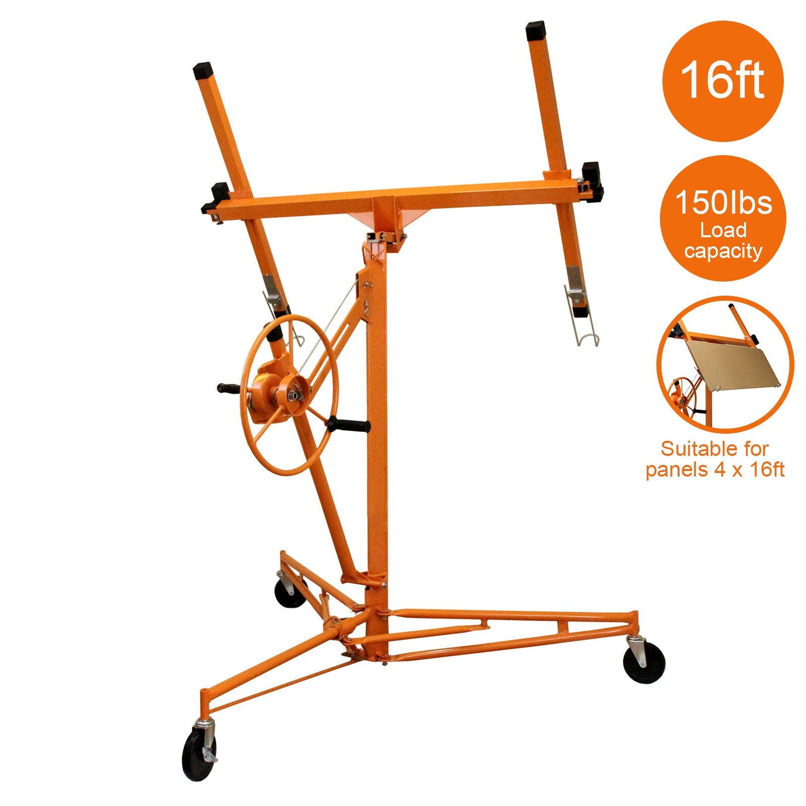Q-Rax Alzalastre Cartongesso 4,9m acciaio arancione 68kg