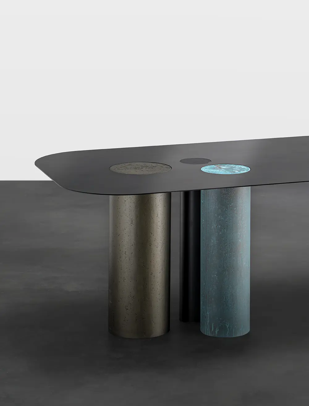 Siderio 7X Tavolo Acciaio Design per Soggiorno