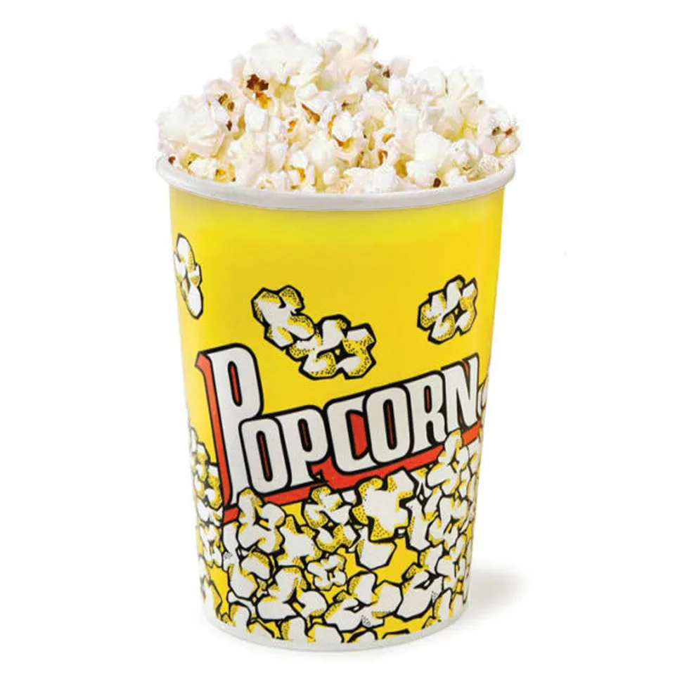 Q-Rax Ristorazione Box Popcorn 900g Cartoni 25 Pezzi Festa