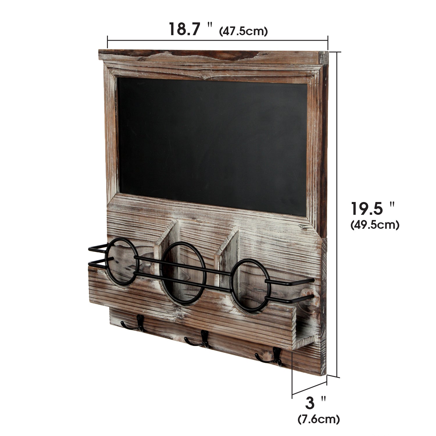 Jackcube Design Entryway portaposta a muro con lavagna e ganci