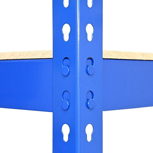 Q-Rax Scaffali Scaffale Garage Blu 90+120cm 200kg