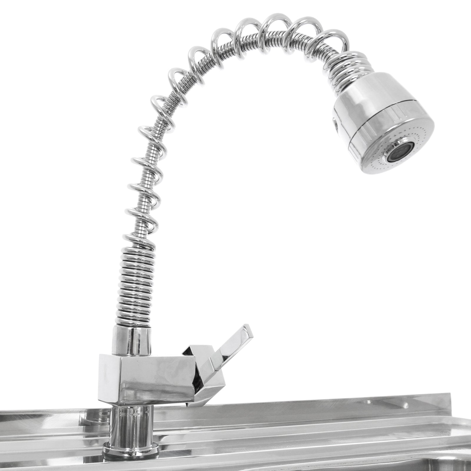 Q-Rax Lavandino Cucina Doppia Vasca Sgocciolatoio Sinistra 120cm