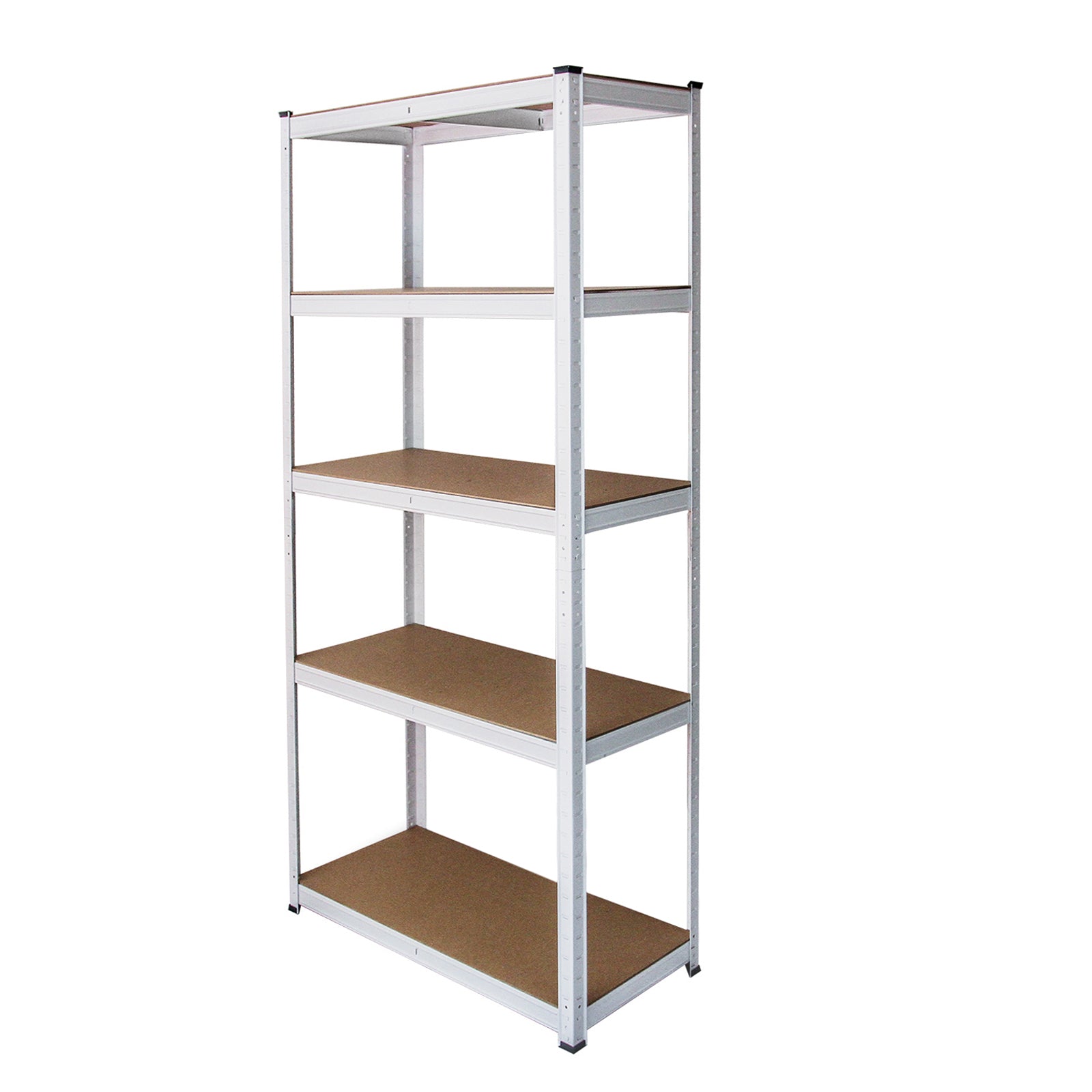Q-Rax E-Rax Scaffale Garage 90x40cm Bianco 3 Pezzi 200kg