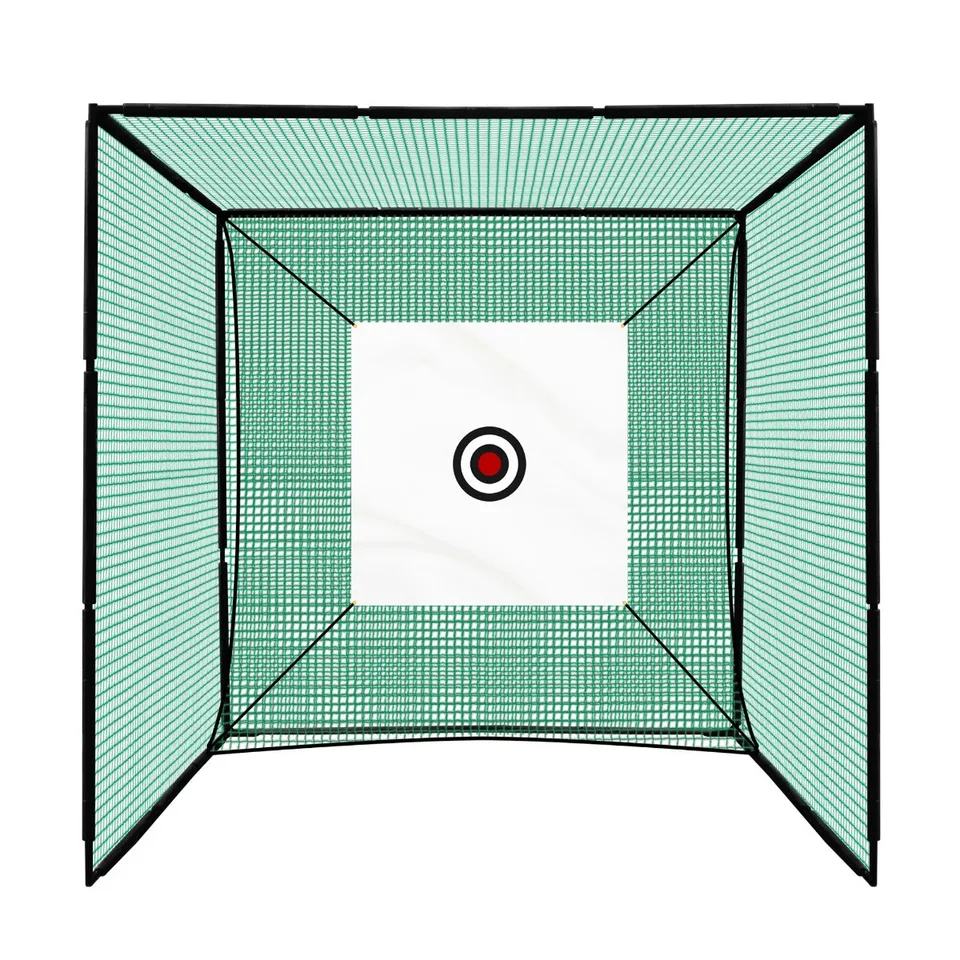 Q-Rax Rete Golf Allenamento Gabbia 3x3m Tappeto 80cm