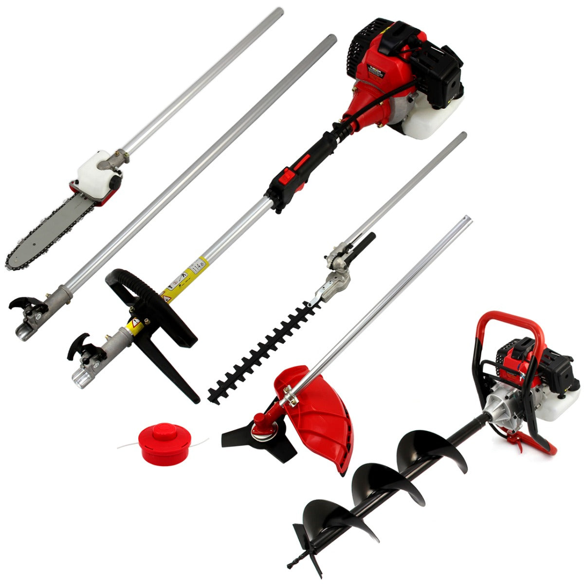 Q-Rax 5 in 1 multiutensile benzina con trivella 52cc