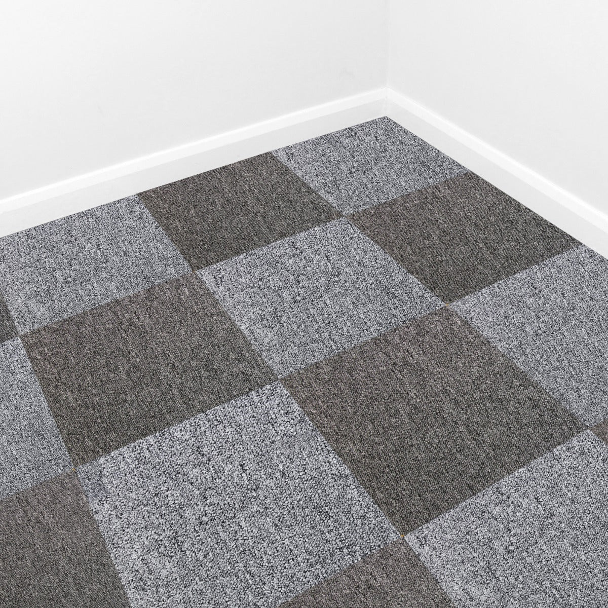Q-Rax Quadrotte moquette 50x50 grigio platino 20 pezzi 5 mq