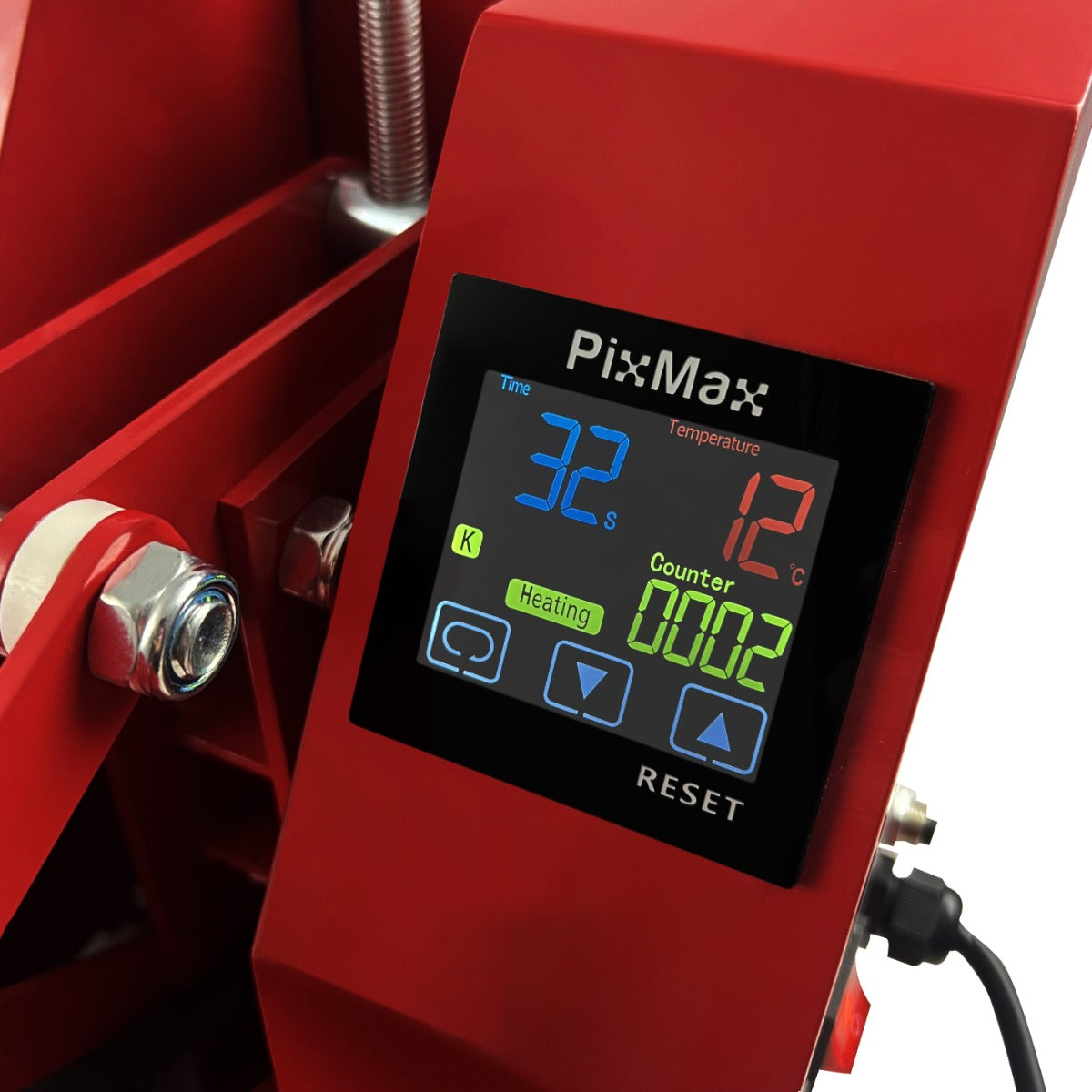 PixMax Pressa a Caldo Rossa 38x38 cm + Plotter 135 cm Bundle