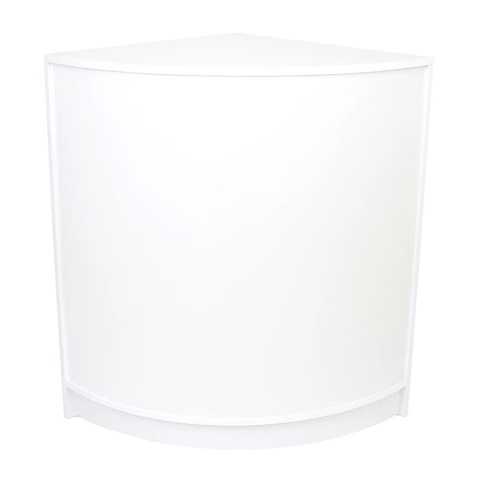 Q-Rax CM60 Bancone Angolare Negozio Bianco 60x60x90 cm
