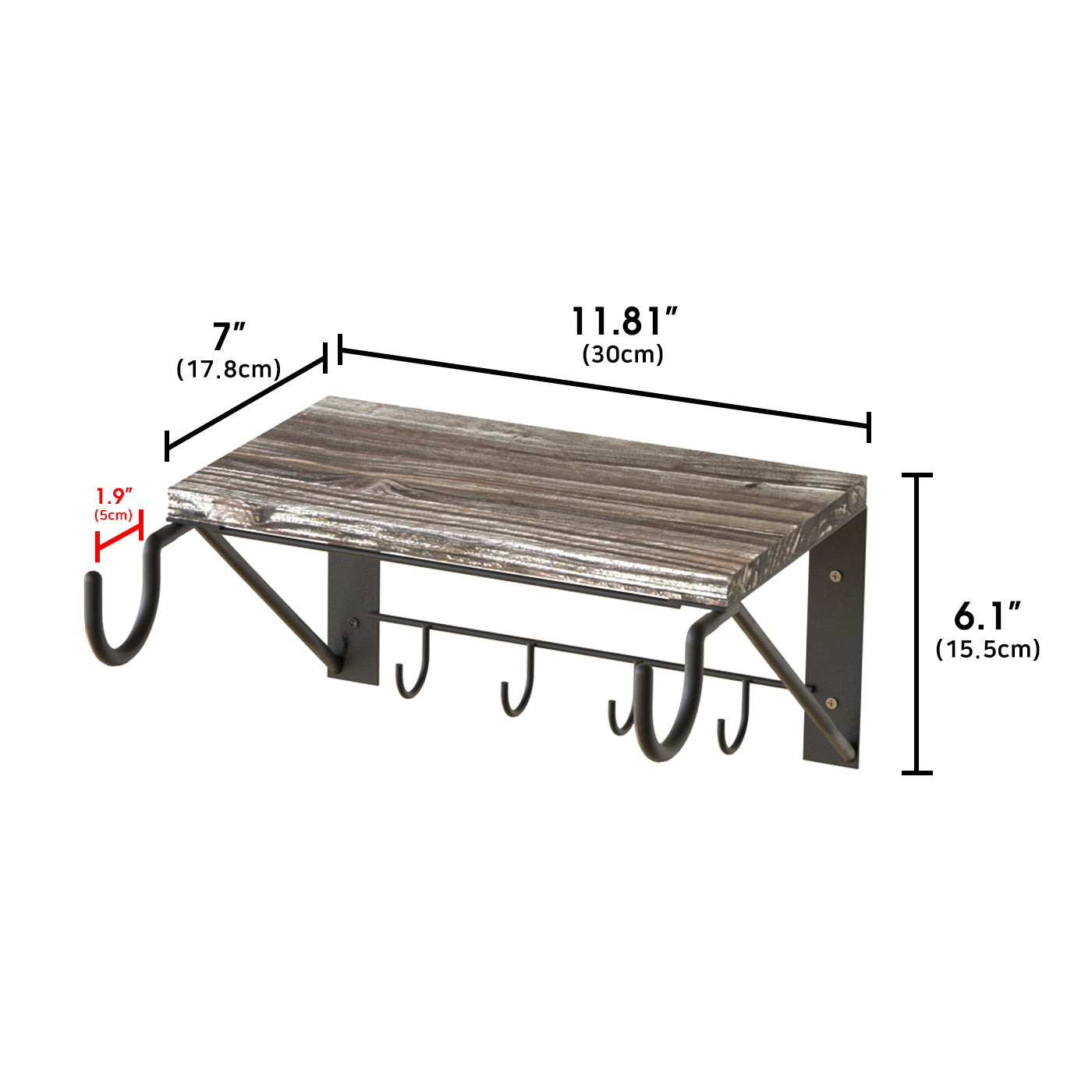 Jackcube Design Equipment Storage Set 2 Portabici Mensola Legno