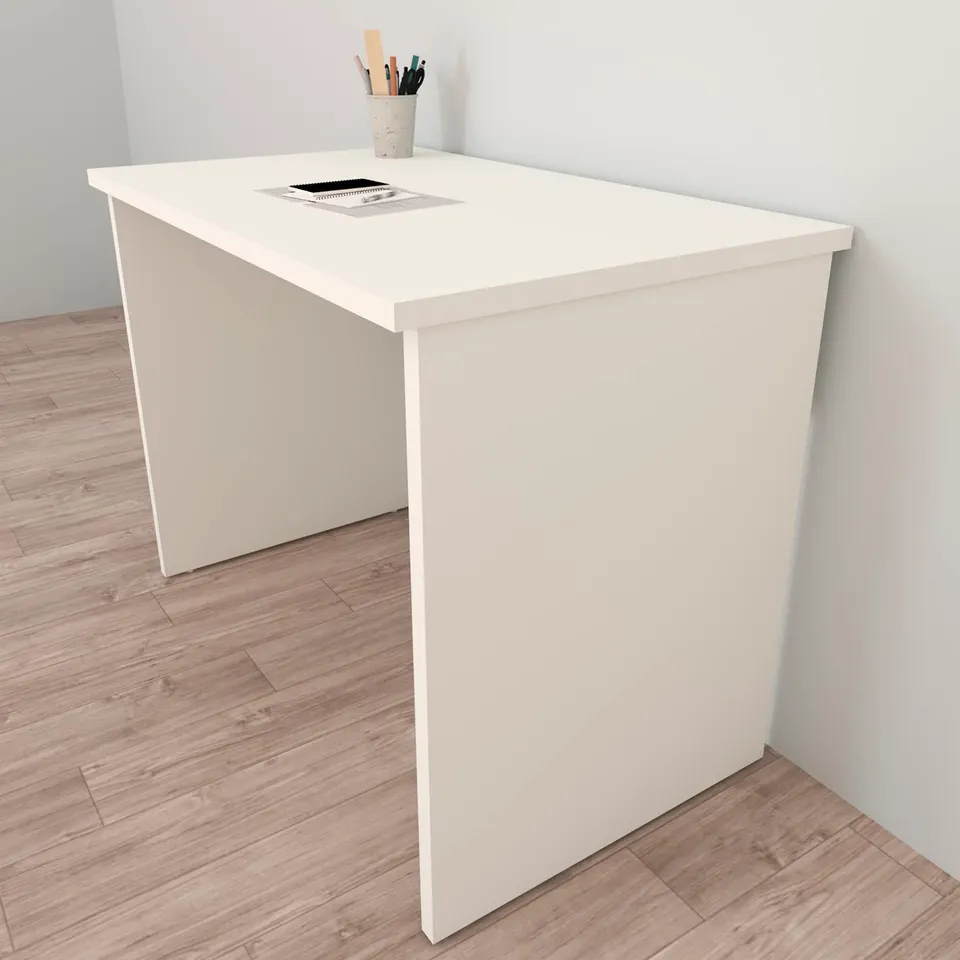 Henor Scrivania 100x60x75 cm Tavolo ufficio Bianco studio
