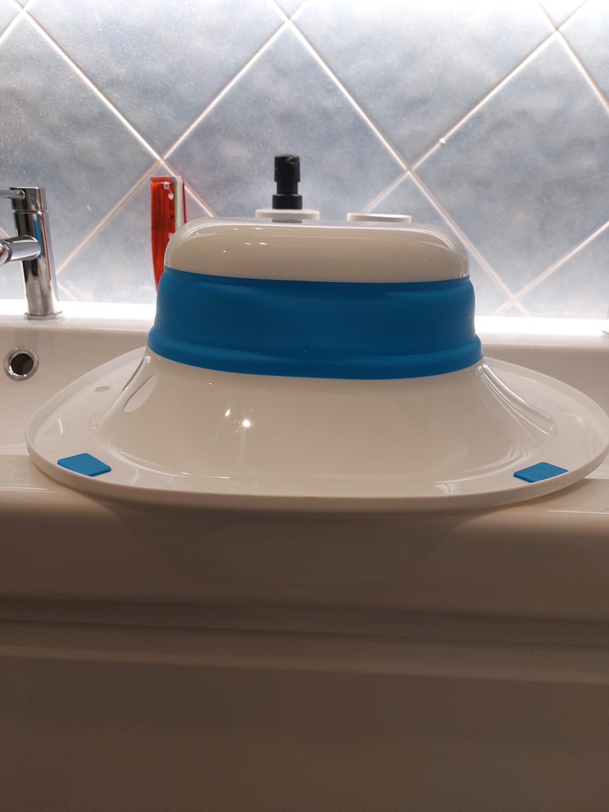 DEANIC Bidet Portatile WC Blu Pieghevole igiene intima
