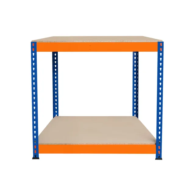 Q-Rax S-Rax Banco da Lavoro 90x60x90cm 2 Ripiani 600 kg