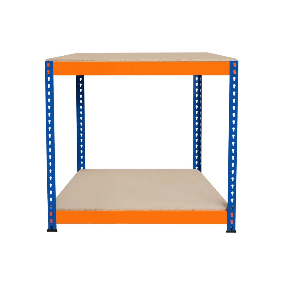 Q-Rax S-Rax Banco da Lavoro 90x60x90cm 2 Ripiani 600 kg