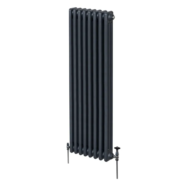 Q-Rax Radiatore 3 Colonne 1800x382 mm Termosifone Antracite