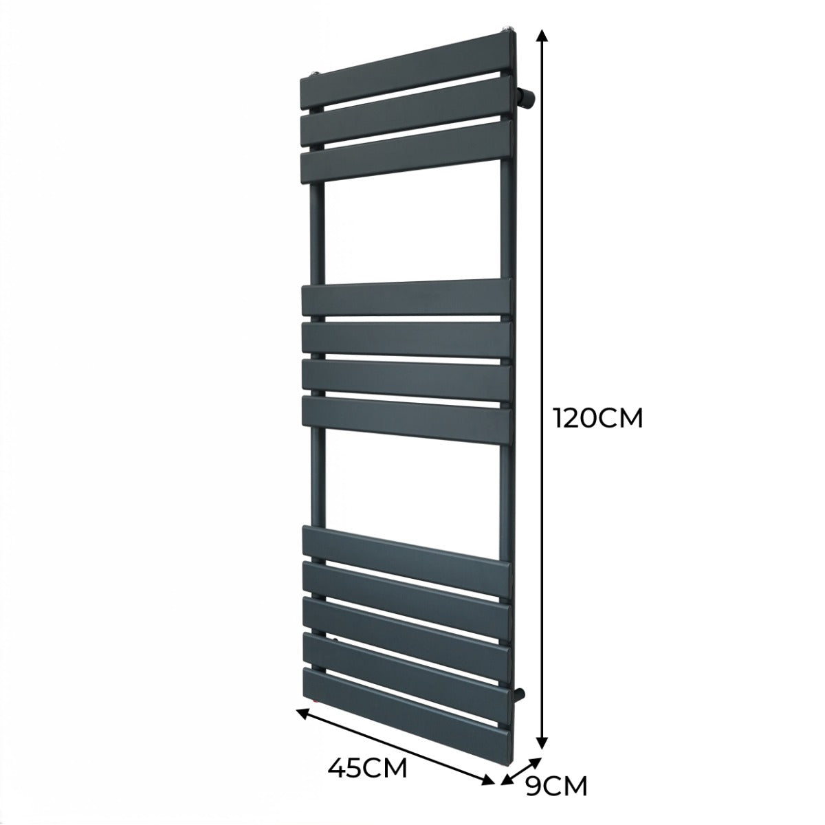 Q-Rax radiatore asciugamani antracite 1200x450 mm