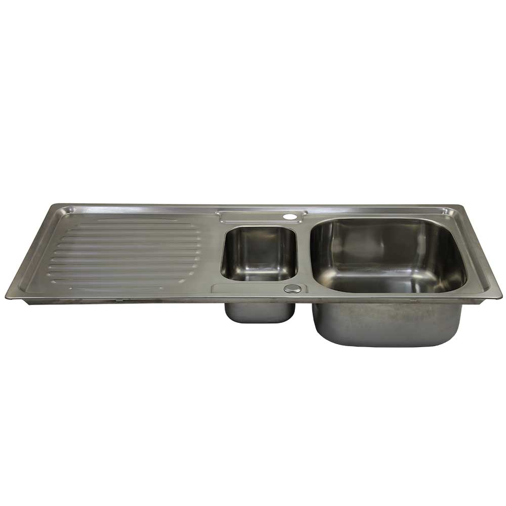 Q-Rax Lavello Cucina Acciaio Inox 1050x500 reversibile