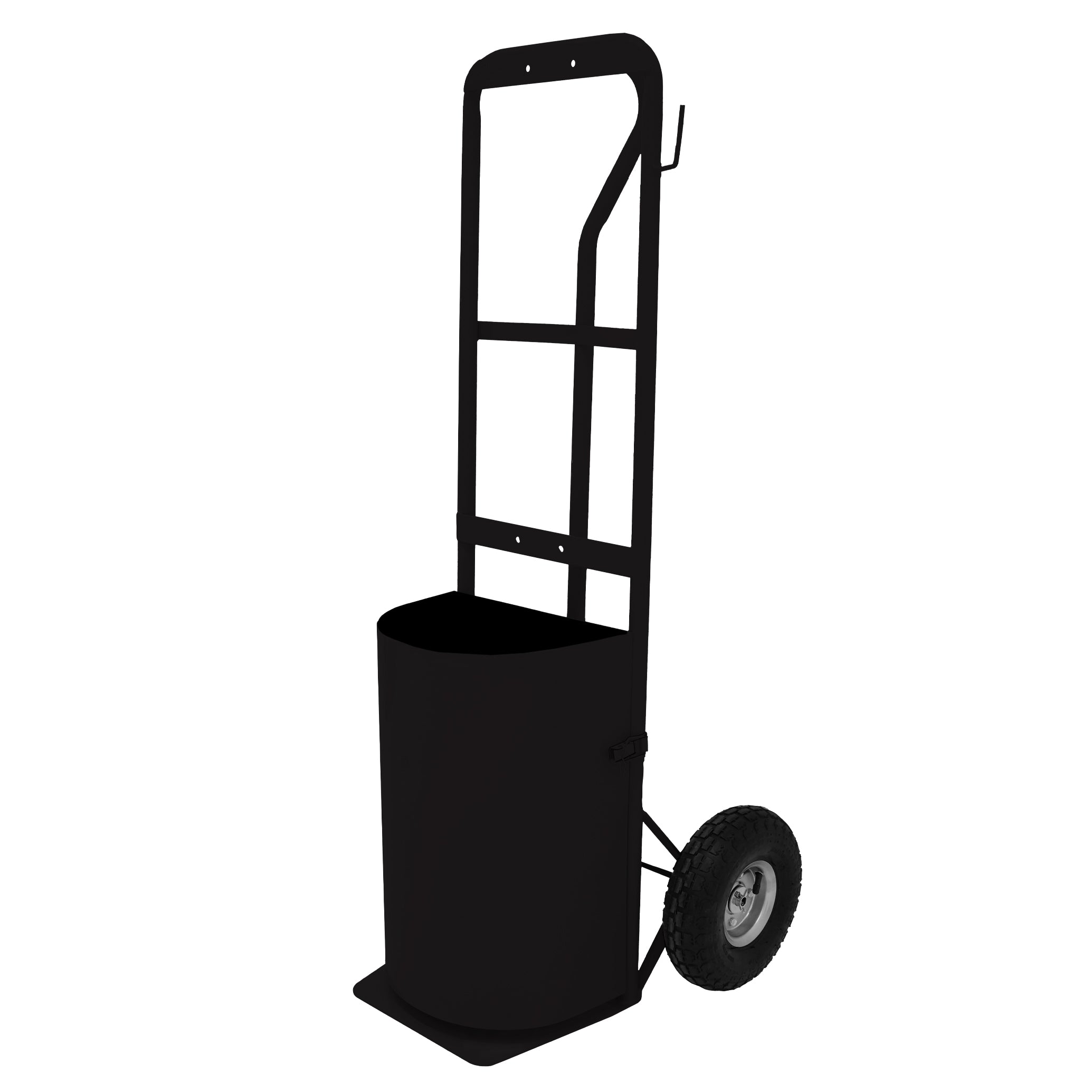 Q-Rax Doccia Cavalli Portatile Nera 18L con Trolley e Gas