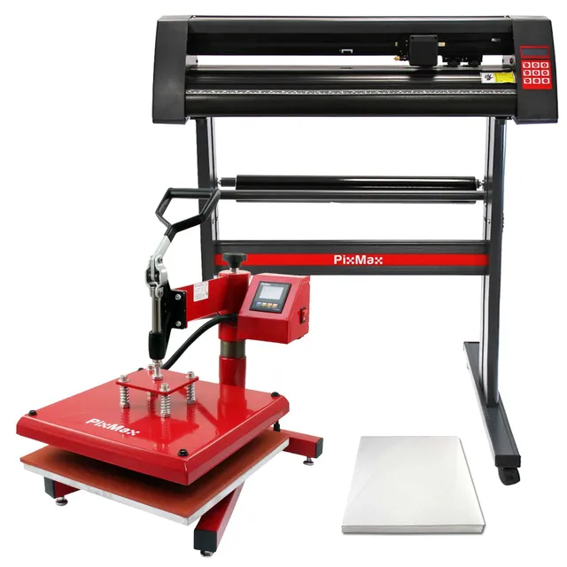 Q-Rax Pressa a Caldo 38cm + Plotter Taglio Vinile 72cm