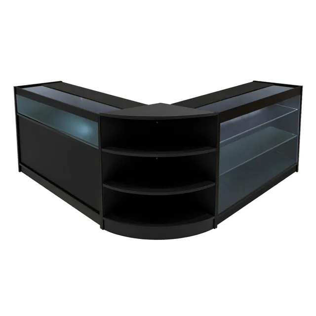 Q-Rax Calliope Set Banconi Negozio LED Nero K1200 C1200 LM60