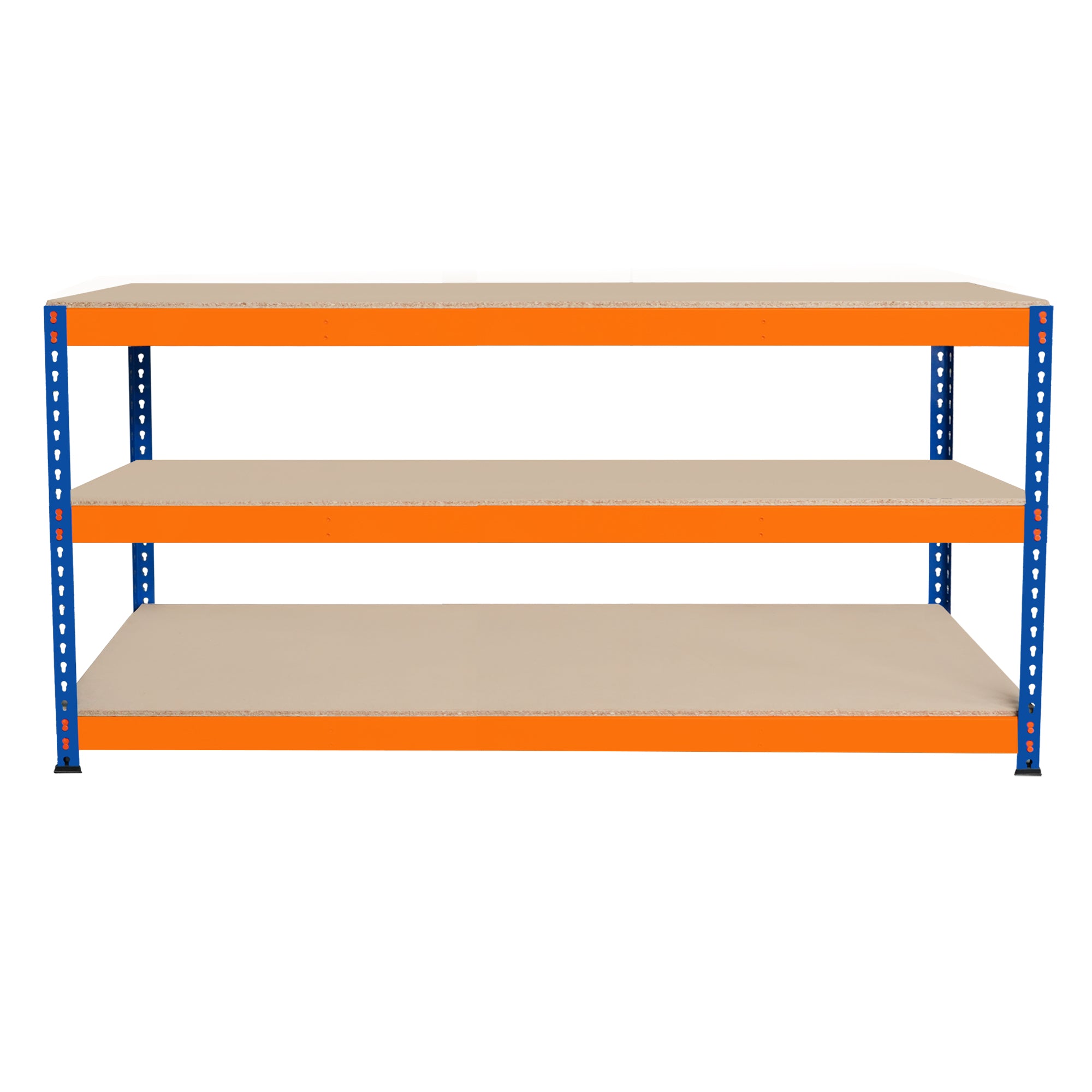 S-Rax Banco Lavoro 3 Ripiani 180x60x90 cm 300 kg