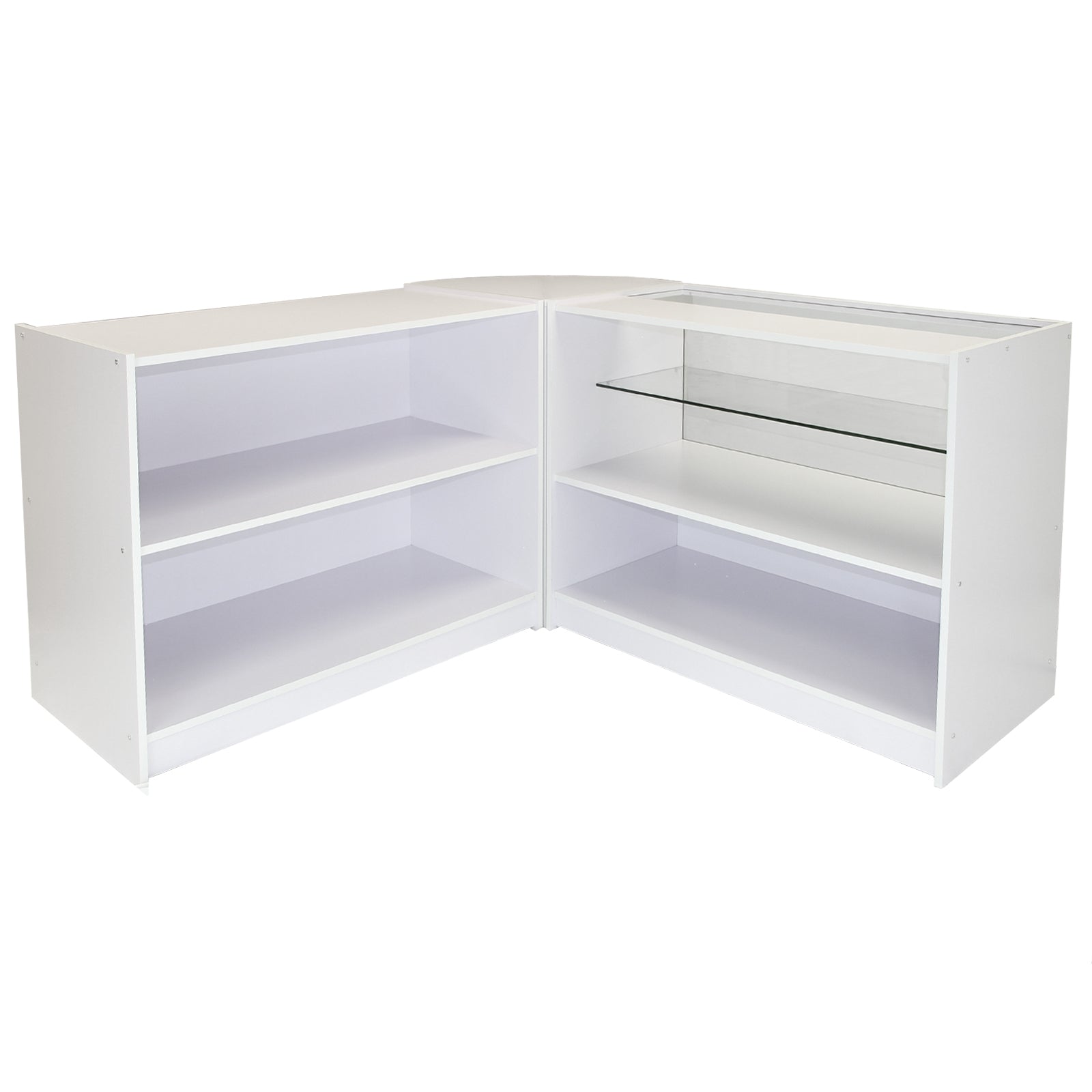 Q-Rax Set Draco 3 Banconi Negozio Bianco Brillante
