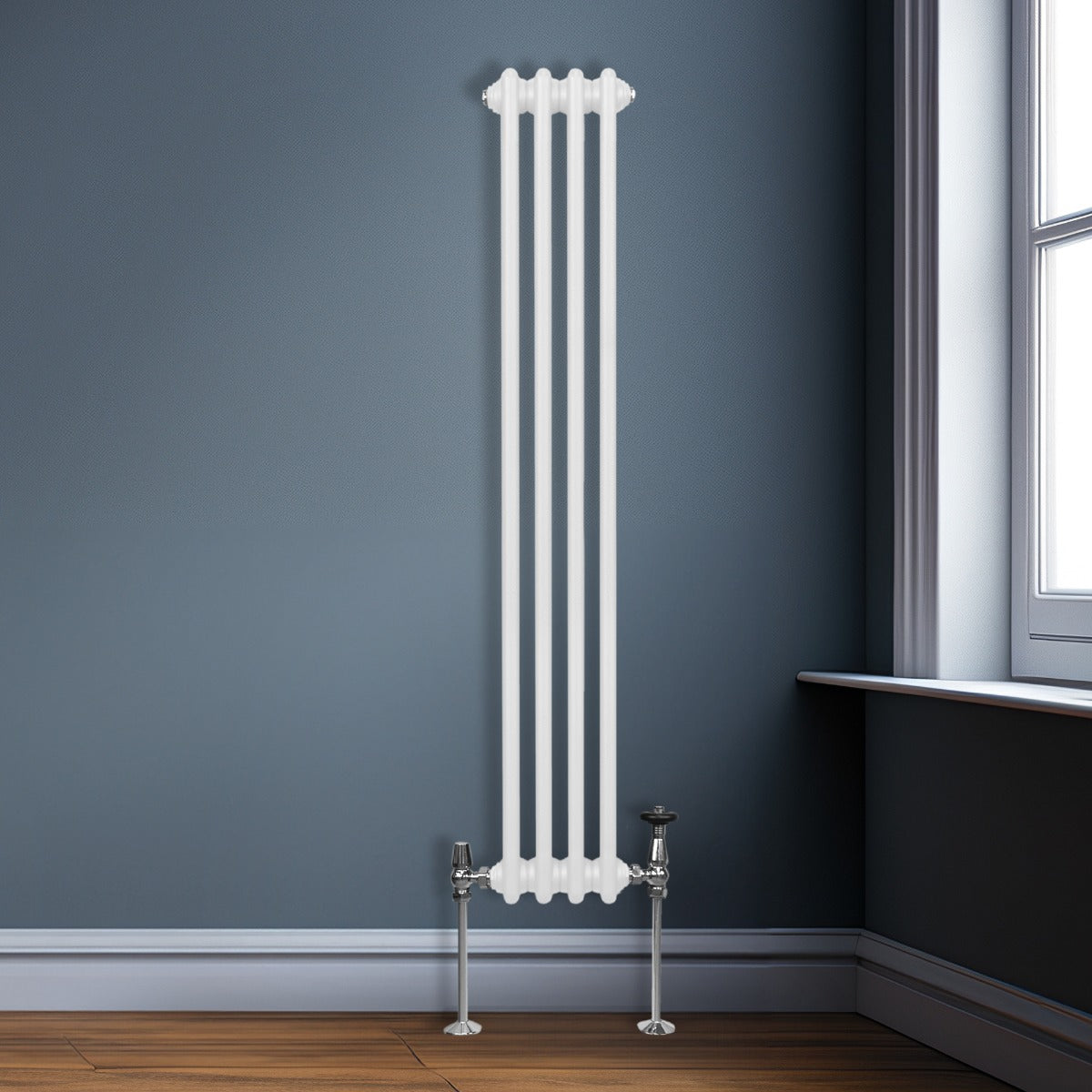 Q-Rax Radiatori Tradizionali 1500x202 mm termosifone bianco 2 colonne