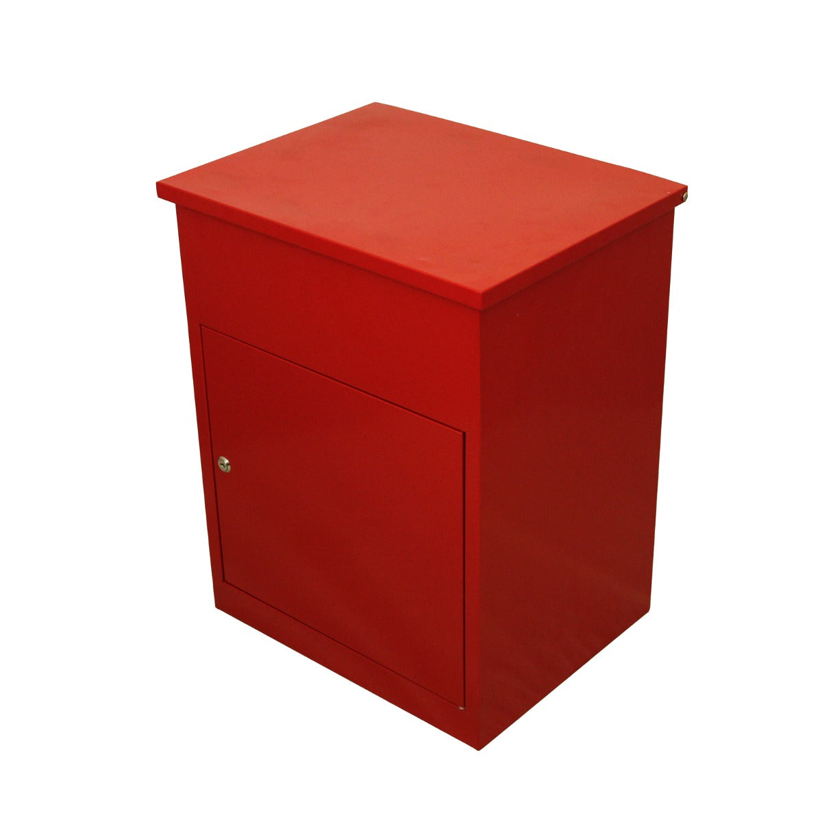 MonsteShop Cassetta Postale Pacchi Rosso Acciaio 58 cm