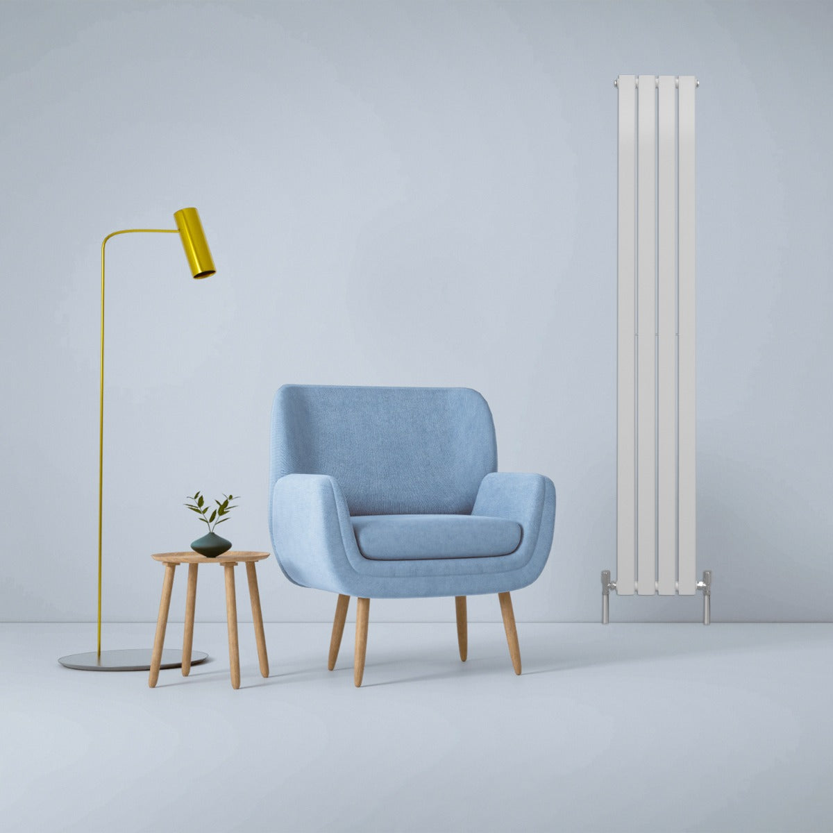 Q-Rax Radiatori Pannelli Piatti 180x28 bianco lucido