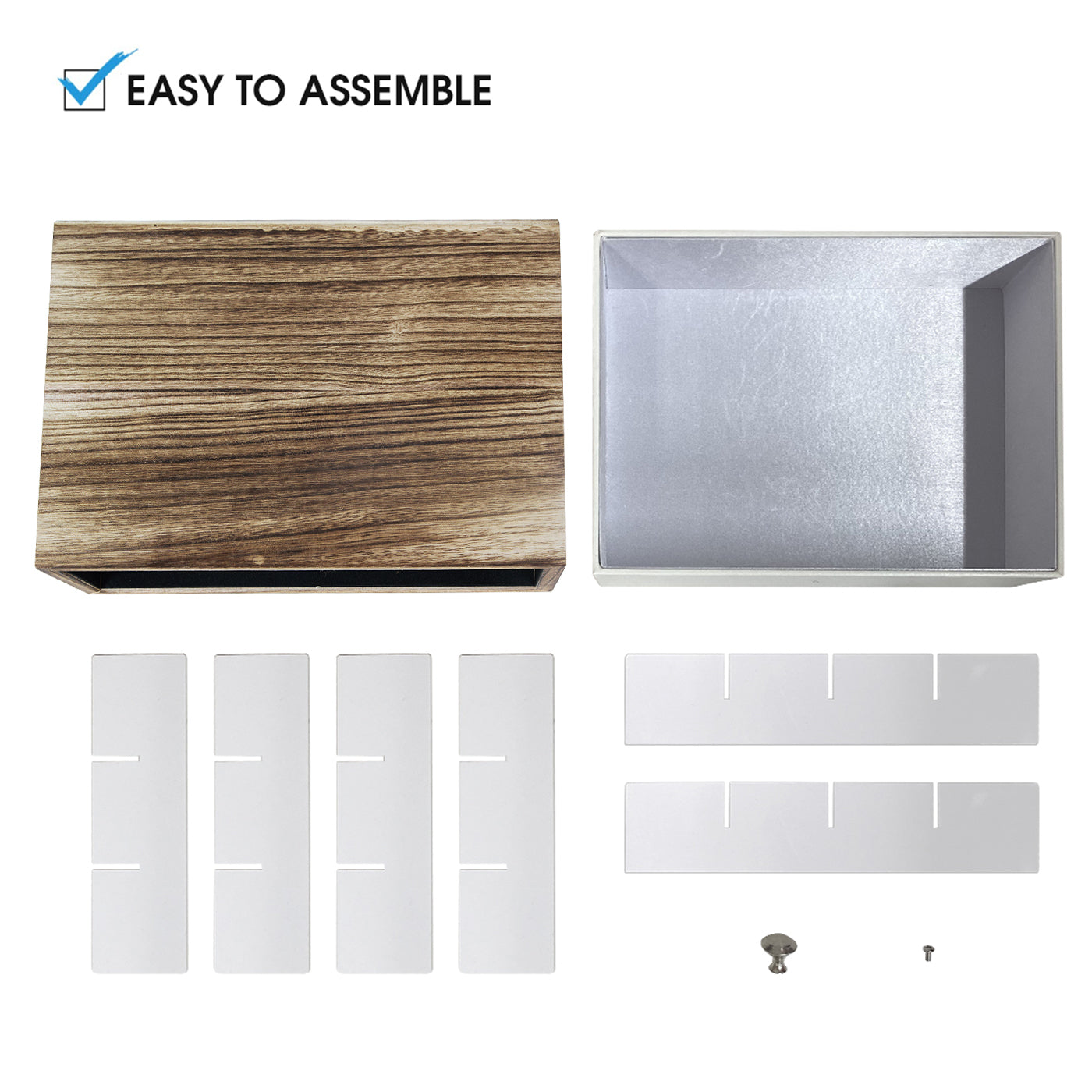 Jackcube Design Kitchen scatola portabustine tè legno 12 scomparti