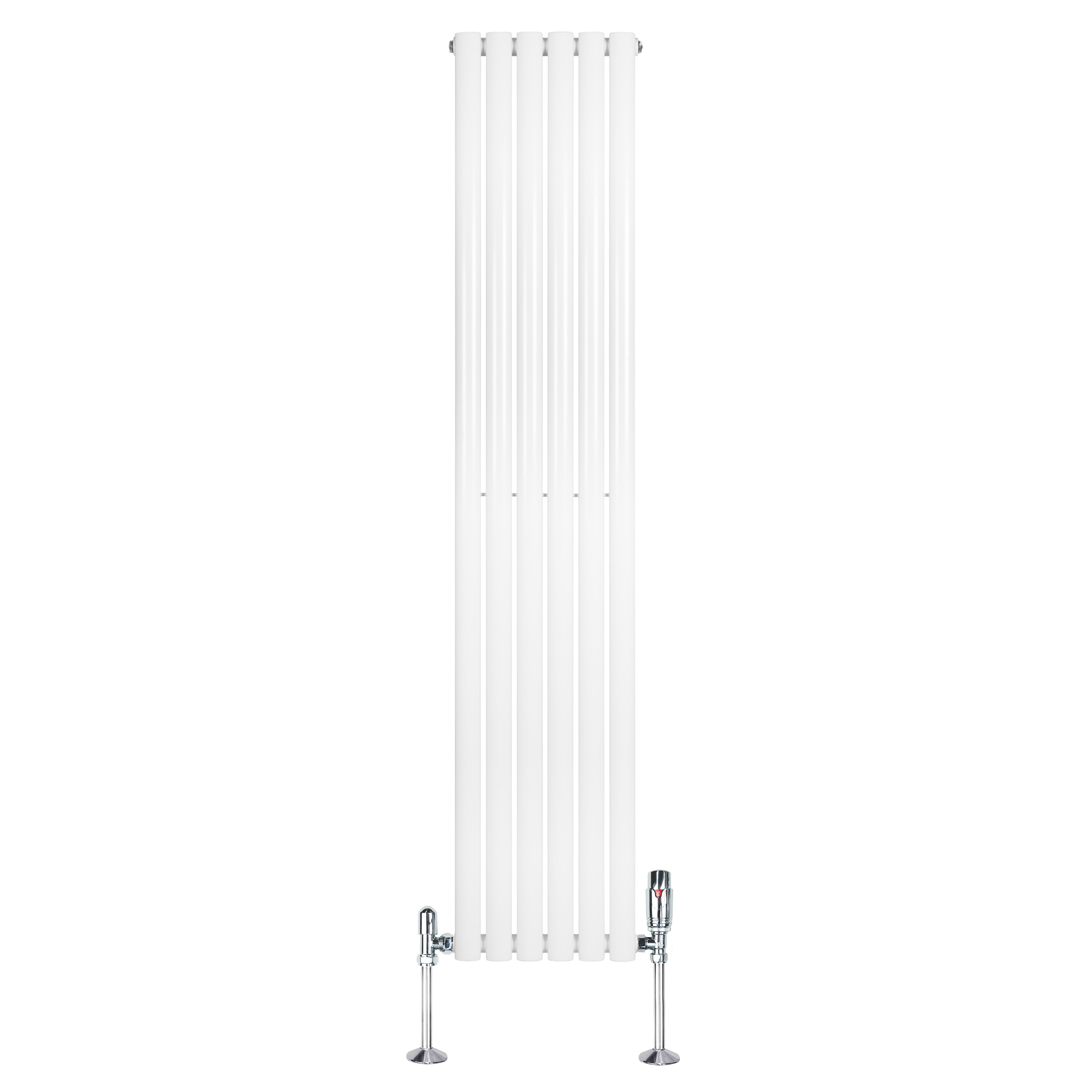 Q-Rax Radiatori Tradizionali Ovale Verticale 1800x360 radiatore bianco