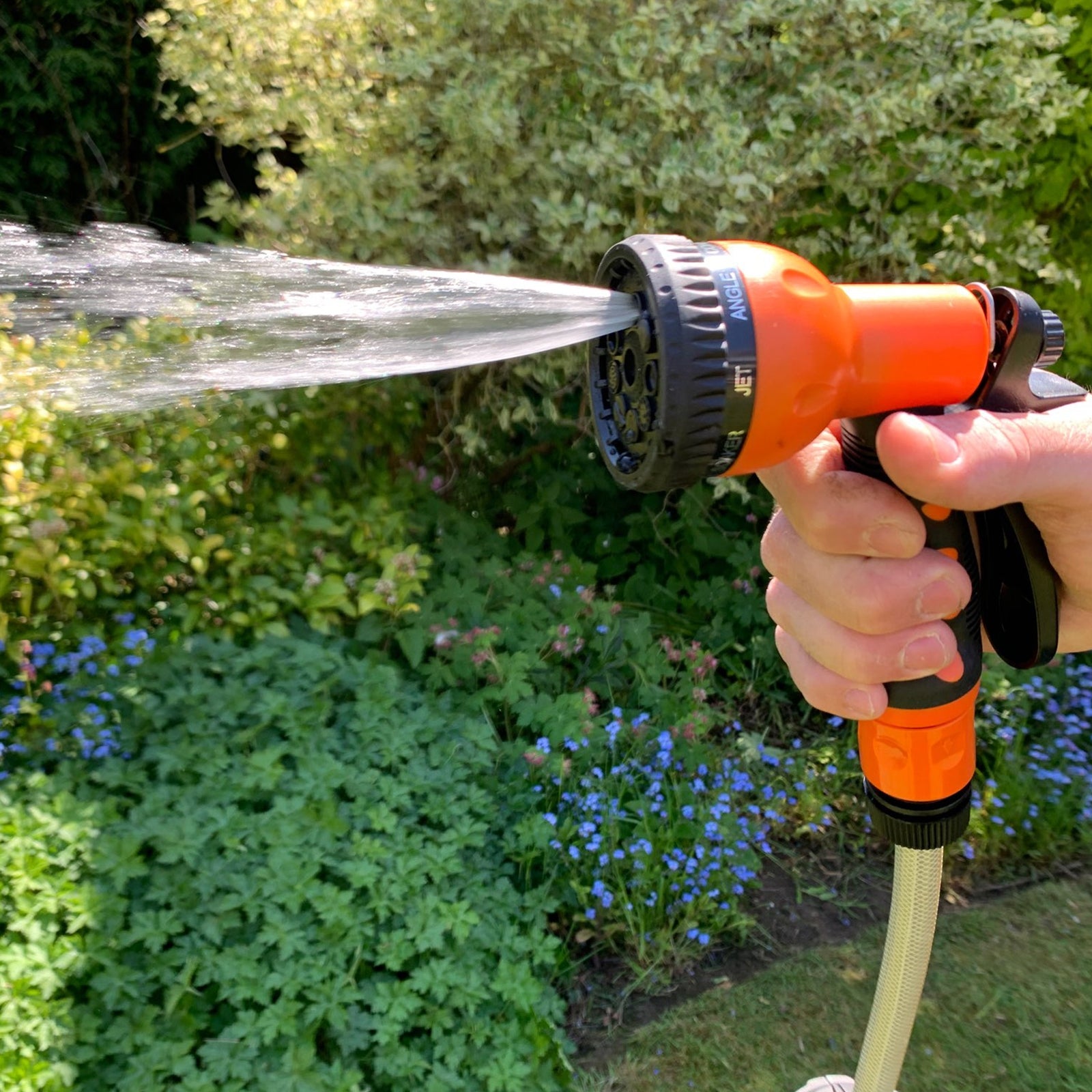 Q-Rax Avvolgitubo Giardino 20m Automatico Muro