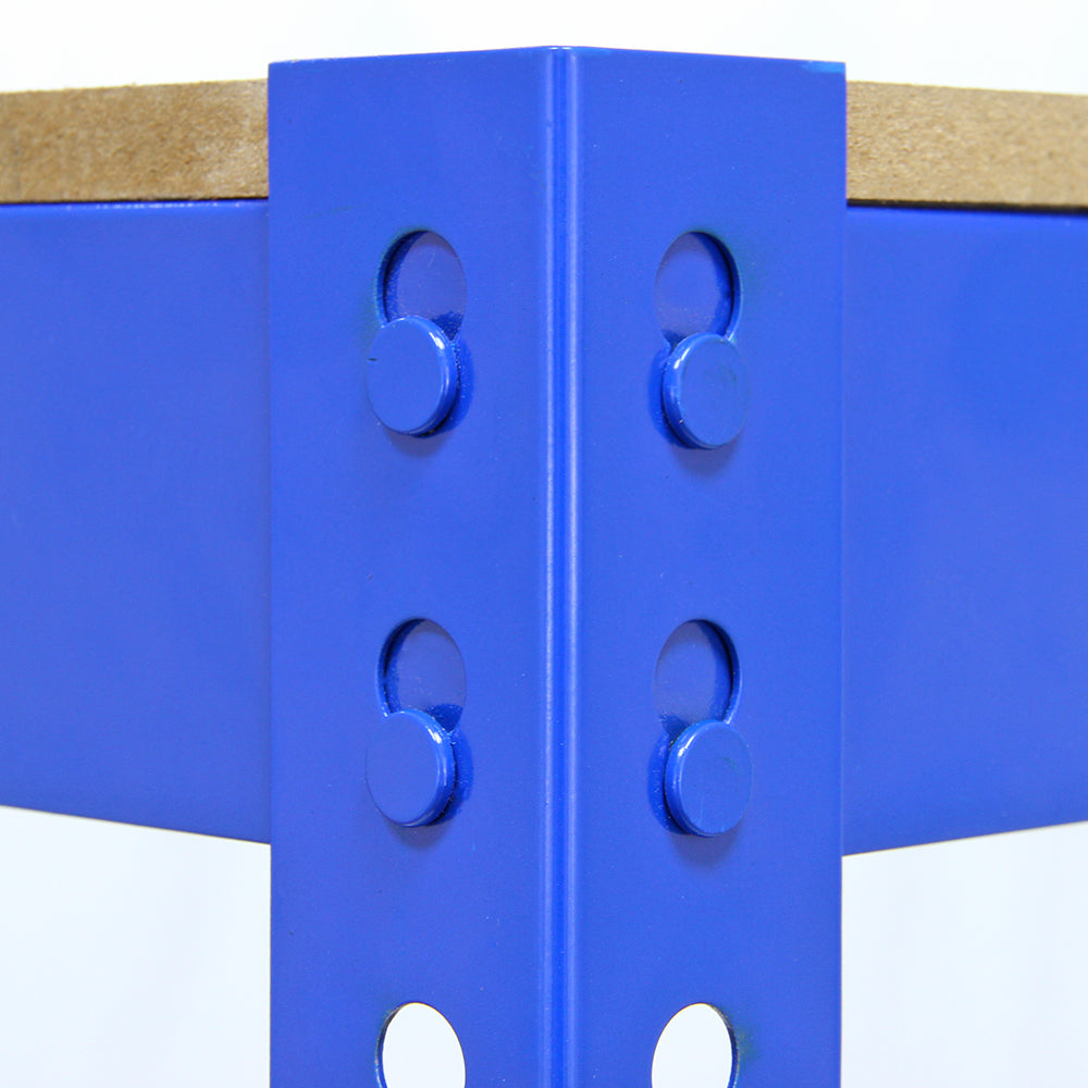Q-Rax T-Rax Scaffale Garage Blu 75cm 90cm + Banco