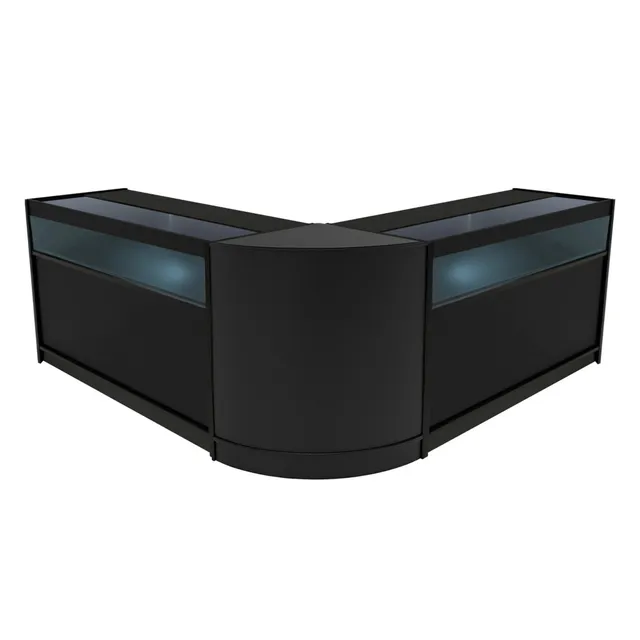 Q-Rax Banconi Iris Set 2x B1500+CM60 Bancone Nero LED