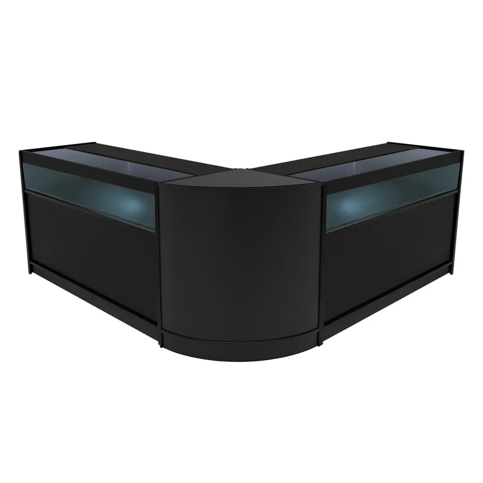 Q-Rax Banconi Iris Set 2x B1500+CM60 Bancone Nero LED