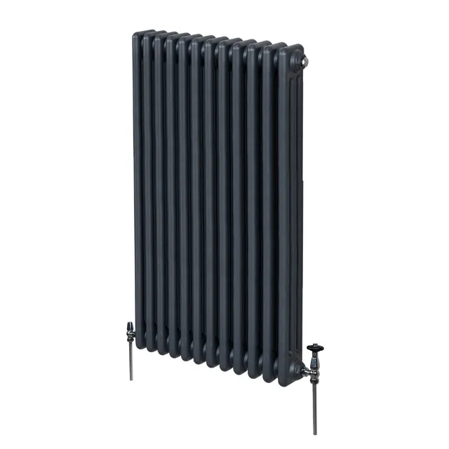 Q-Rax Radiatori Tradizionali Termosifone 1500x562 Grigio Antracite